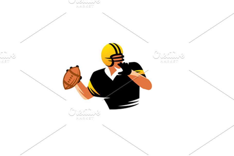 American football  in Logo Templates - product preview 8