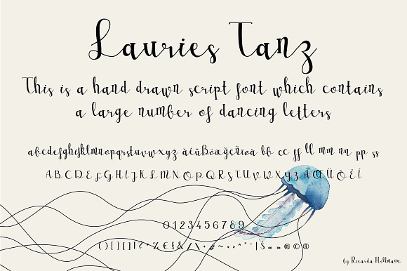 Lauries Tanz Script Font in Script Fonts - product preview 4