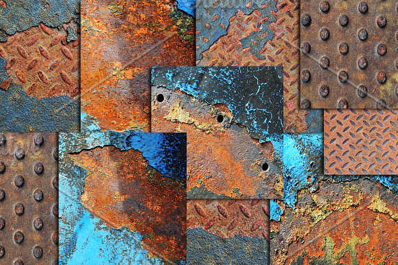 20 RUSTED METAL TEXTURES in Textures - product preview 1
