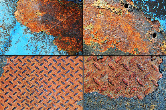 20 RUSTED METAL TEXTURES in Textures - product preview 3