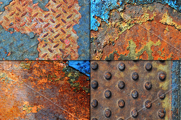 20 RUSTED METAL TEXTURES in Textures - product preview 4