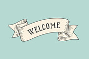 Welcome. Vintage ribbon