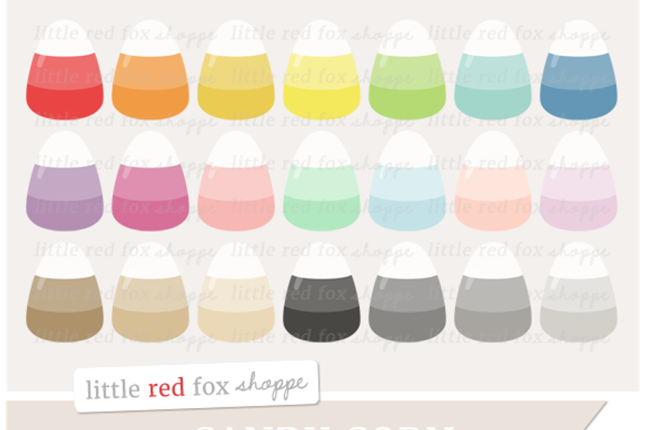 Candy Corn Clipart in Illustrations - product preview 8