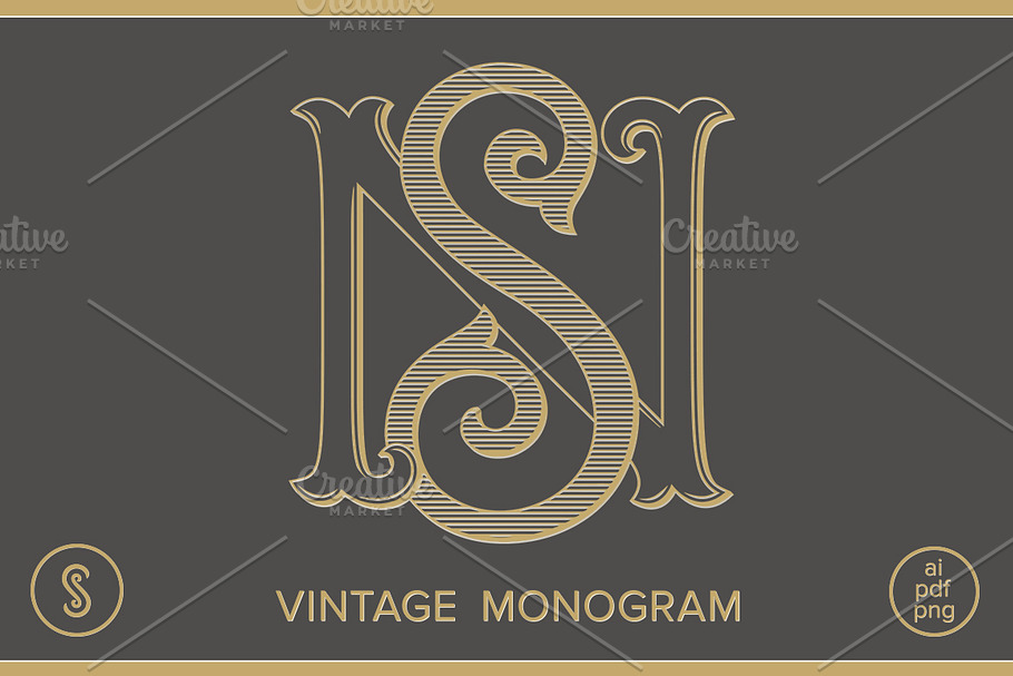 NS Monogram SN Monogram