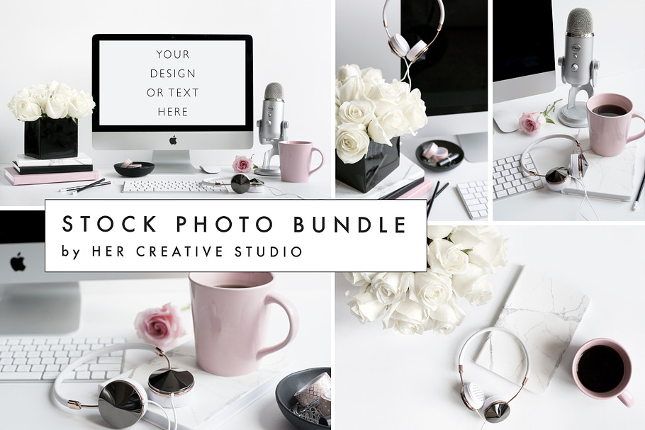 Styled Stock Bundle | Microphone in Mobile & Web Mockups - product preview 8