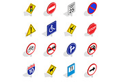 Road Sign icons set