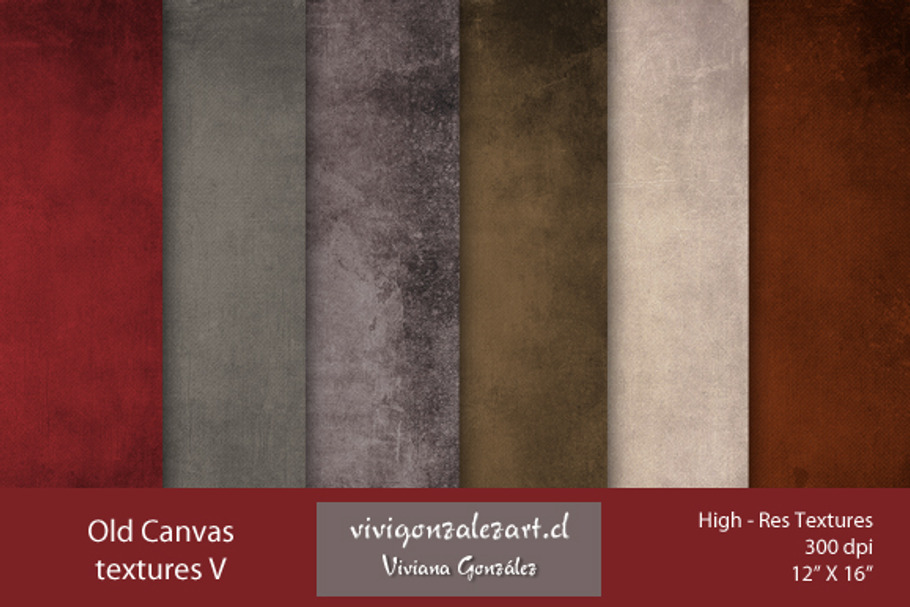 Old Canvas Textures V in Textures - product preview 8