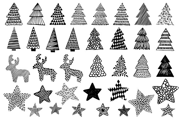 Christmas sketch collection in Graphics - product preview 1
