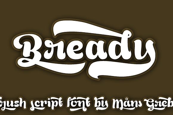 Bready in Script Fonts - product preview 2
