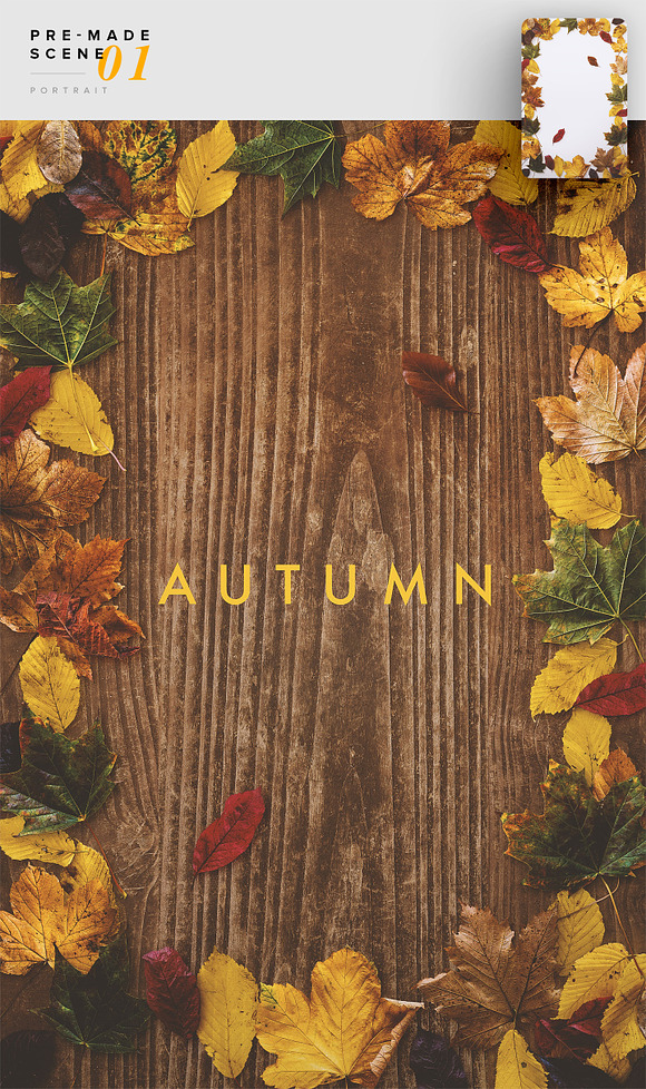 Fall & Autumn Custom Scene Creator in Scene Creator Mockups - product preview 2
