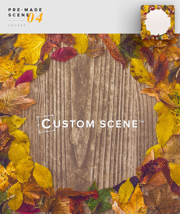 Fall & Autumn Custom Scene Creator in Scene Creator Mockups - product preview 5