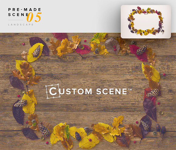 Fall & Autumn Custom Scene Creator in Scene Creator Mockups - product preview 6