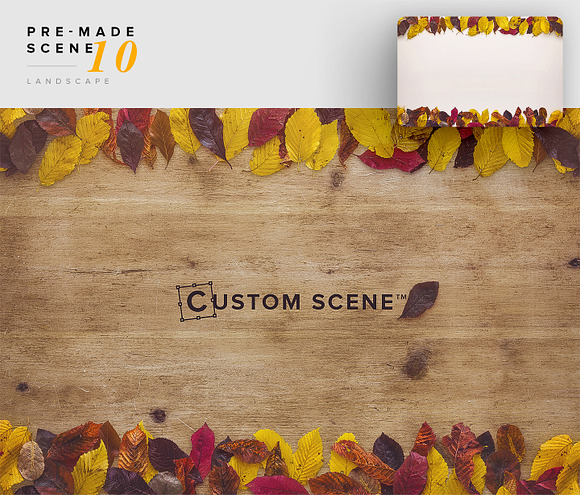 Fall & Autumn Custom Scene Creator in Scene Creator Mockups - product preview 11