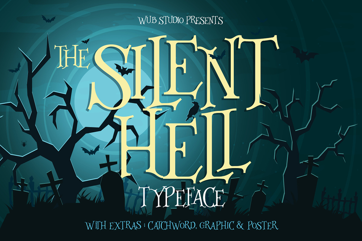 Silenthell Typeface + Bonus in Halloween Fonts - product preview 8