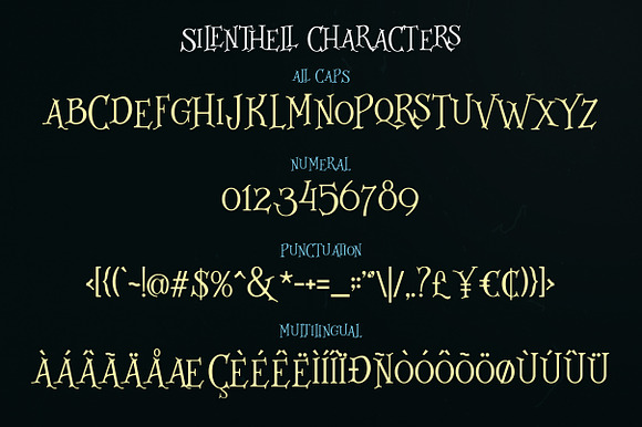 Silenthell Typeface + Bonus in Halloween Fonts - product preview 2