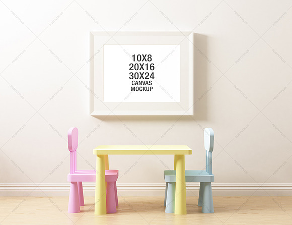 Frame Mockup Nursery Theme in Print Mockups - product preview 2