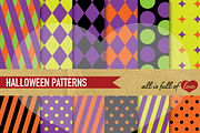 Halloween Patterns Digital Paper