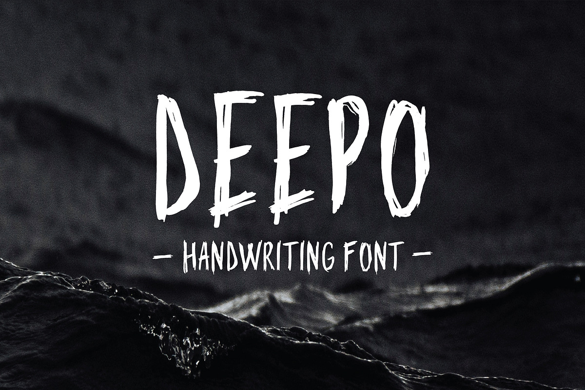 Deepo - Handwriting Font in Script Fonts - product preview 8