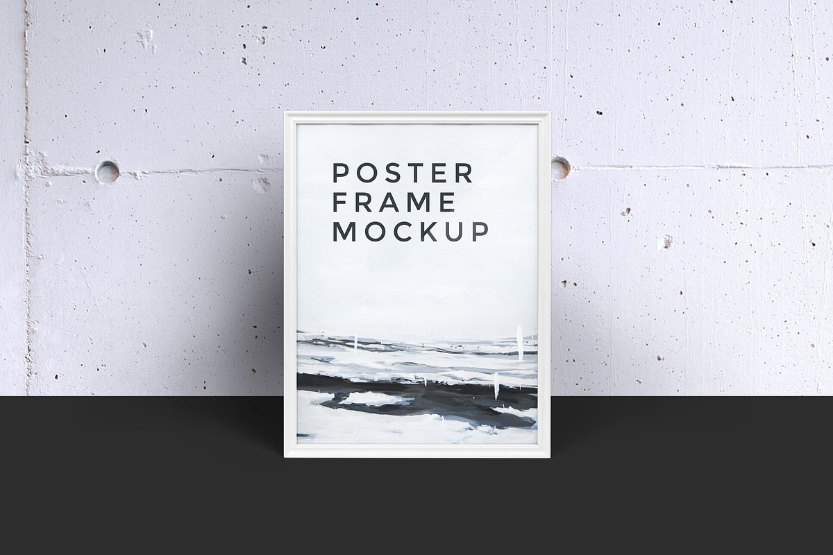 Poster Frame Mockup in Print Mockups - product preview 8