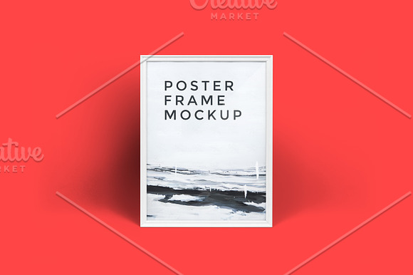 Poster Frame Mockup in Print Mockups - product preview 4