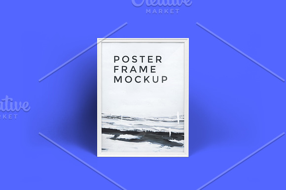 Poster Frame Mockup in Print Mockups - product preview 5