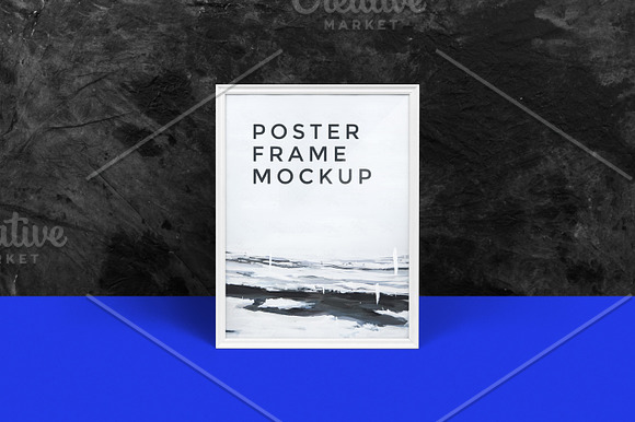Poster Frame Mockup in Print Mockups - product preview 7