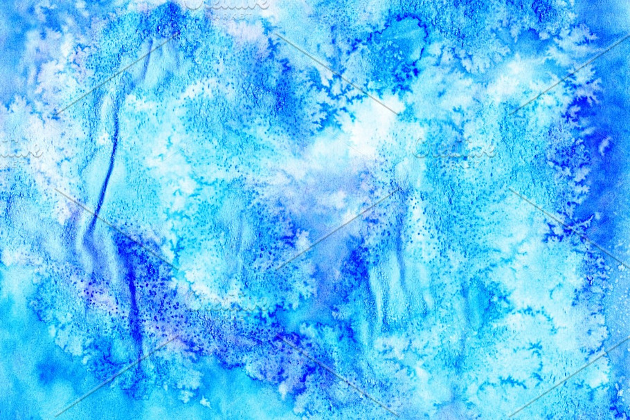 Five abstract aquarelle backgrounds in Textures - product preview 8