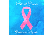 Breast cancer awarness banner