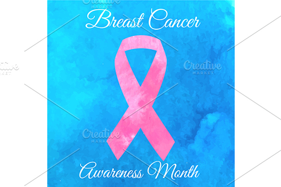 Breast cancer awarness banner in Illustrations - product preview 8