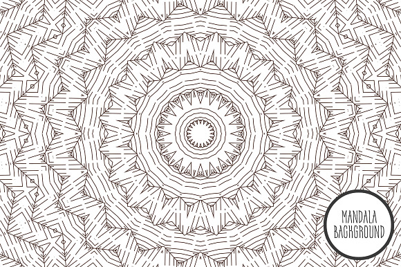 30 mandala backgrounds in Patterns - product preview 1
