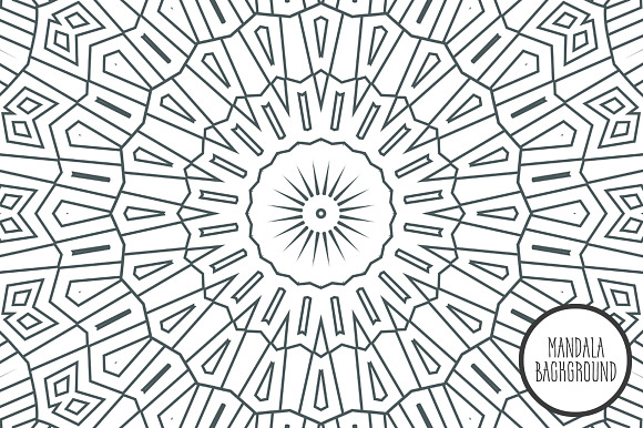 30 mandala backgrounds in Patterns - product preview 5