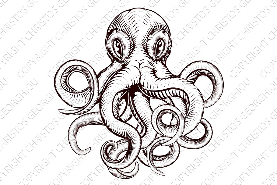 Octopus illustration in Illustrations - product preview 8