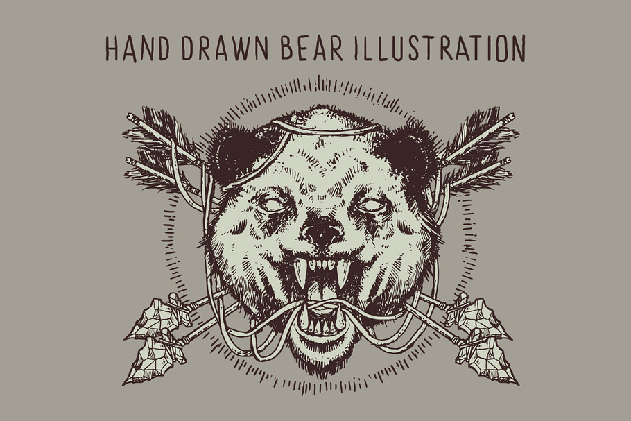 Bear Vector Illustration in Illustrations - product preview 8