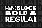 HandBlock Bold & Regular