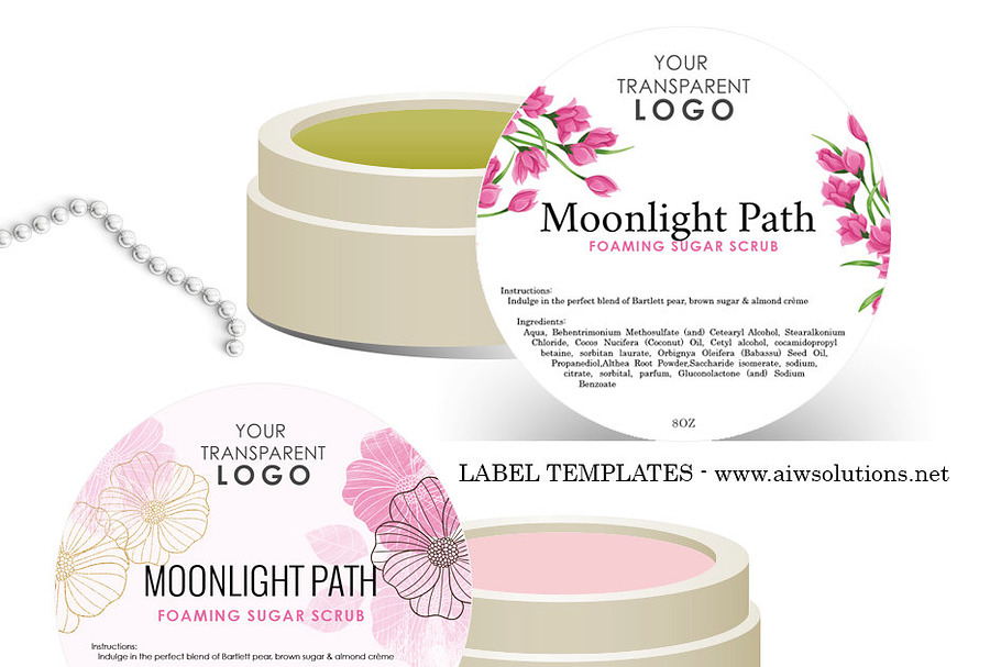 Round Label Template