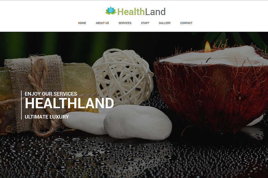 Healthland - Responsive One Page Spa in HTML/CSS Themes - product preview 8