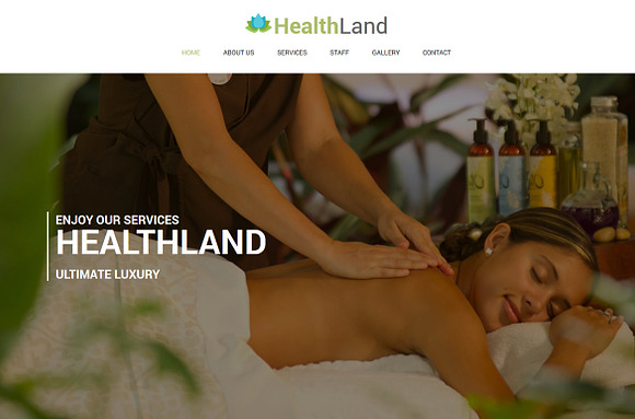 Healthland - Responsive One Page Spa in HTML/CSS Themes - product preview 2