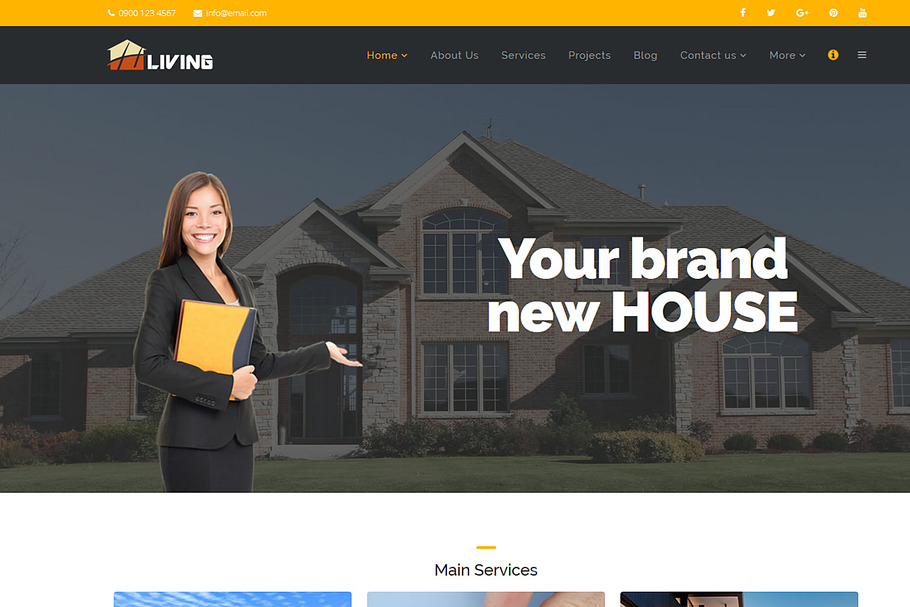 Living - Builder Html Template in HTML/CSS Themes - product preview 8