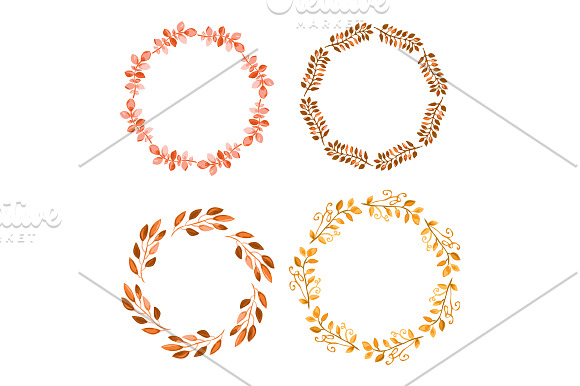 Hand Drawn Branches Set. Autumn in Illustrations - product preview 2