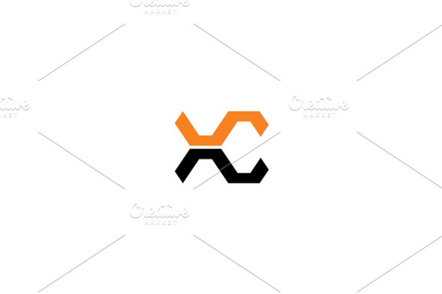 X and C logo in Logo Templates - product preview 8