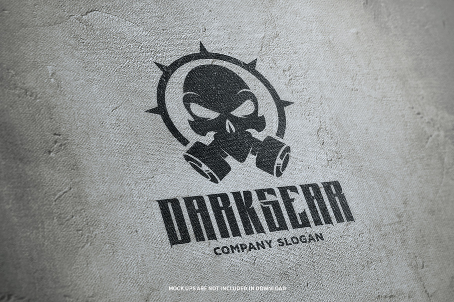 Dark Gear Logo Template in Logo Templates - product preview 8