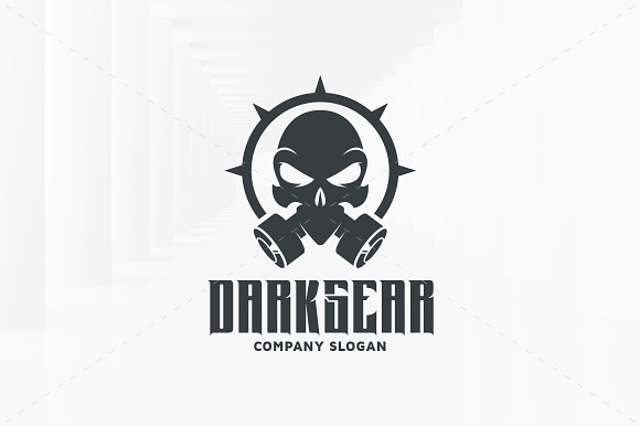 Dark Gear Logo Template in Logo Templates - product preview 2