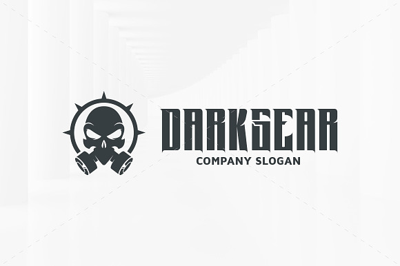 Dark Gear Logo Template in Logo Templates - product preview 3