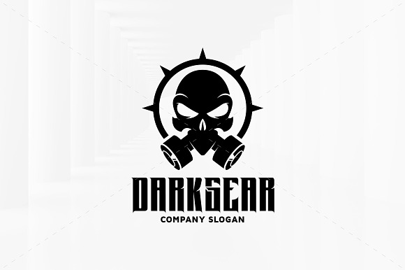 Dark Gear Logo Template in Logo Templates - product preview 4