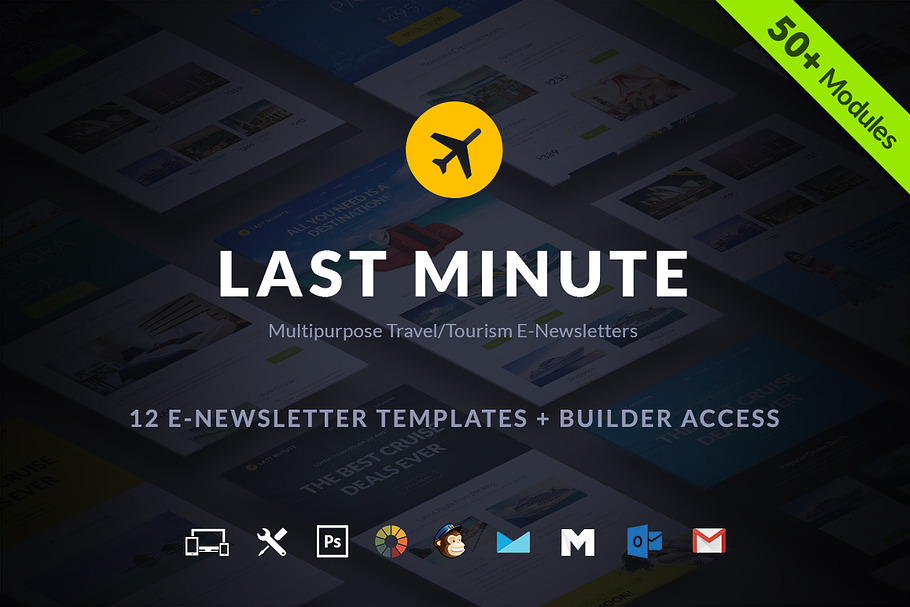 LM - Vacation/Hotel Newsletter in Mailchimp Templates - product preview 8