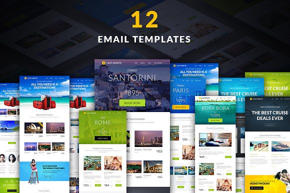 LM - Vacation/Hotel Newsletter in Mailchimp Templates - product preview 1