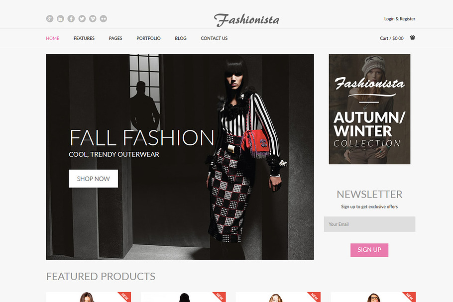 Fashionista - Fashion Ecommerce in HTML/CSS Themes - product preview 8