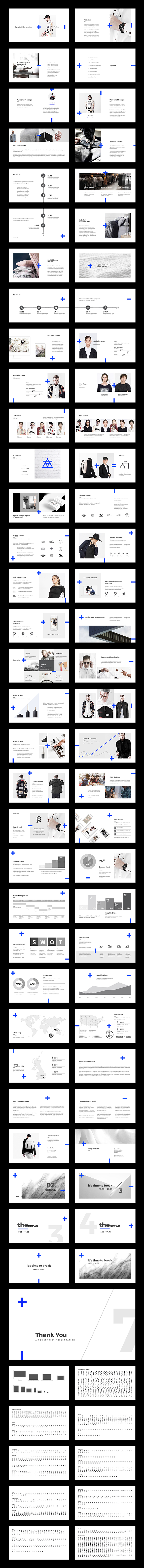 Fashion Minimal PowerPoint in PowerPoint Templates - product preview 1