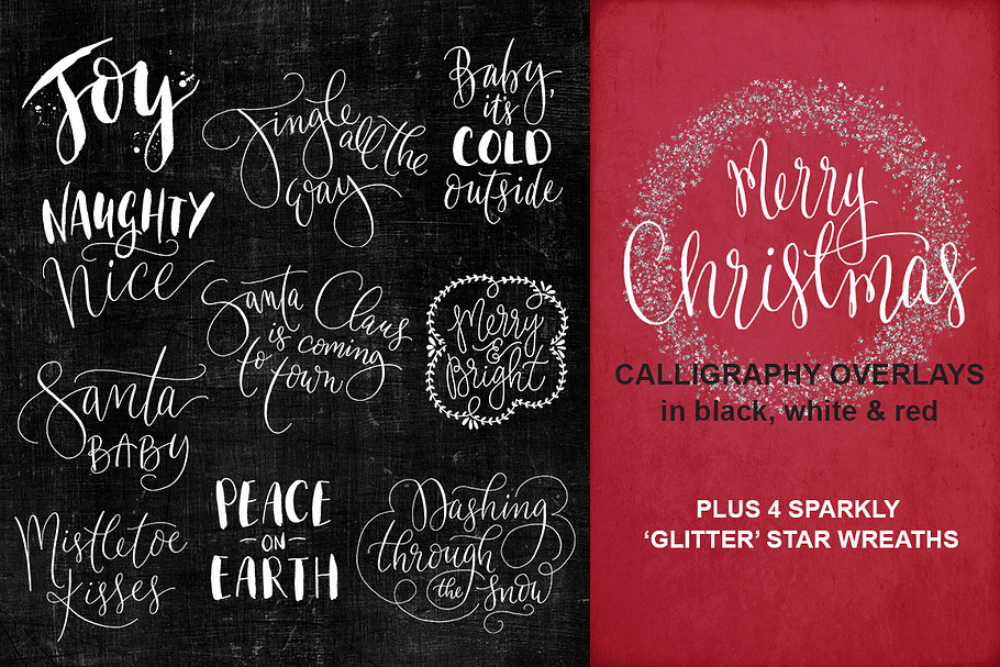Christmas Wishes Overlays - Vol 3