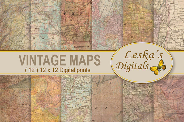 Maps Digital Background